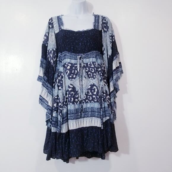Free People Printed Bohemian Dress - Picture 1 of 11